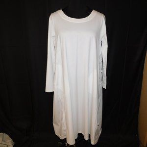 Noen White Tiered Ruffle Dress Size 8 High Low